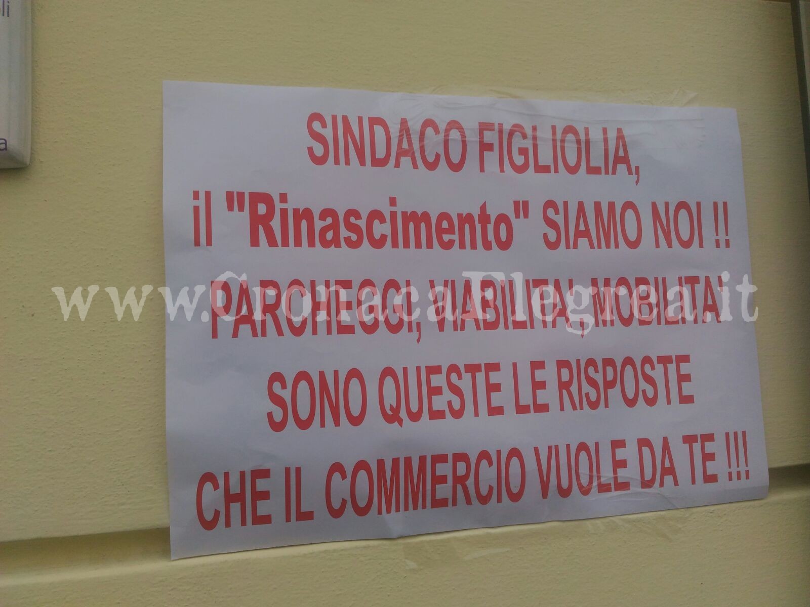 POZZUOLI/ Protesta dei commercianti: si “spacca” la maggioranza Figliolia