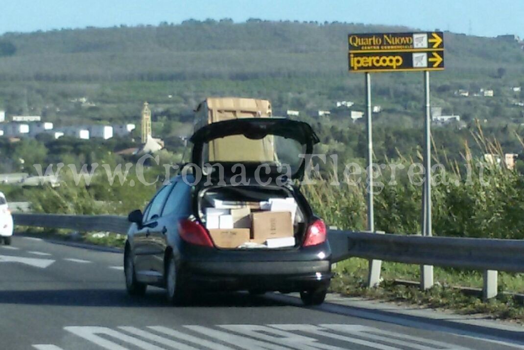 FOTONOTIZIA/ Trasporti “speciali” sulla variante tra Quarto e Monterusciello