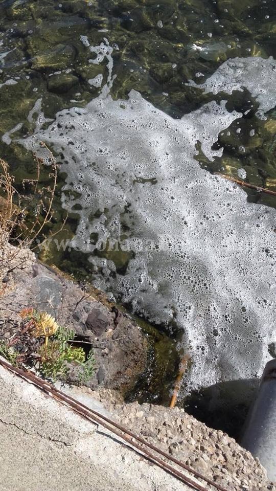 BACOLI/ Schiuma bianca nel Lago Miseno, il sindaco “ambientalista” ora non vede?