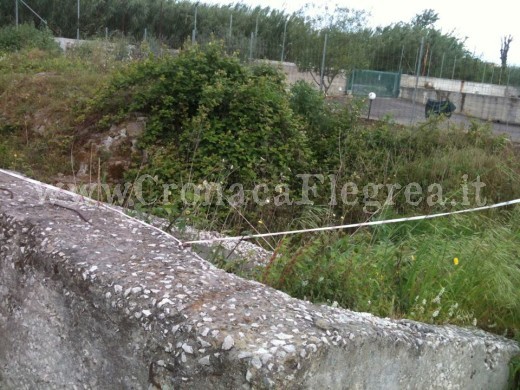 Il monumento scoperto e poi abbandonato nel parco dell'Isis Falcone di Licola