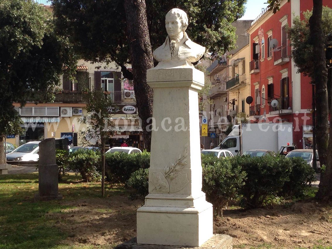 POZZUOLI/ Mazzini, Pergolesi e Sacchini sono “tornati” in villa comunale – LE FOTO