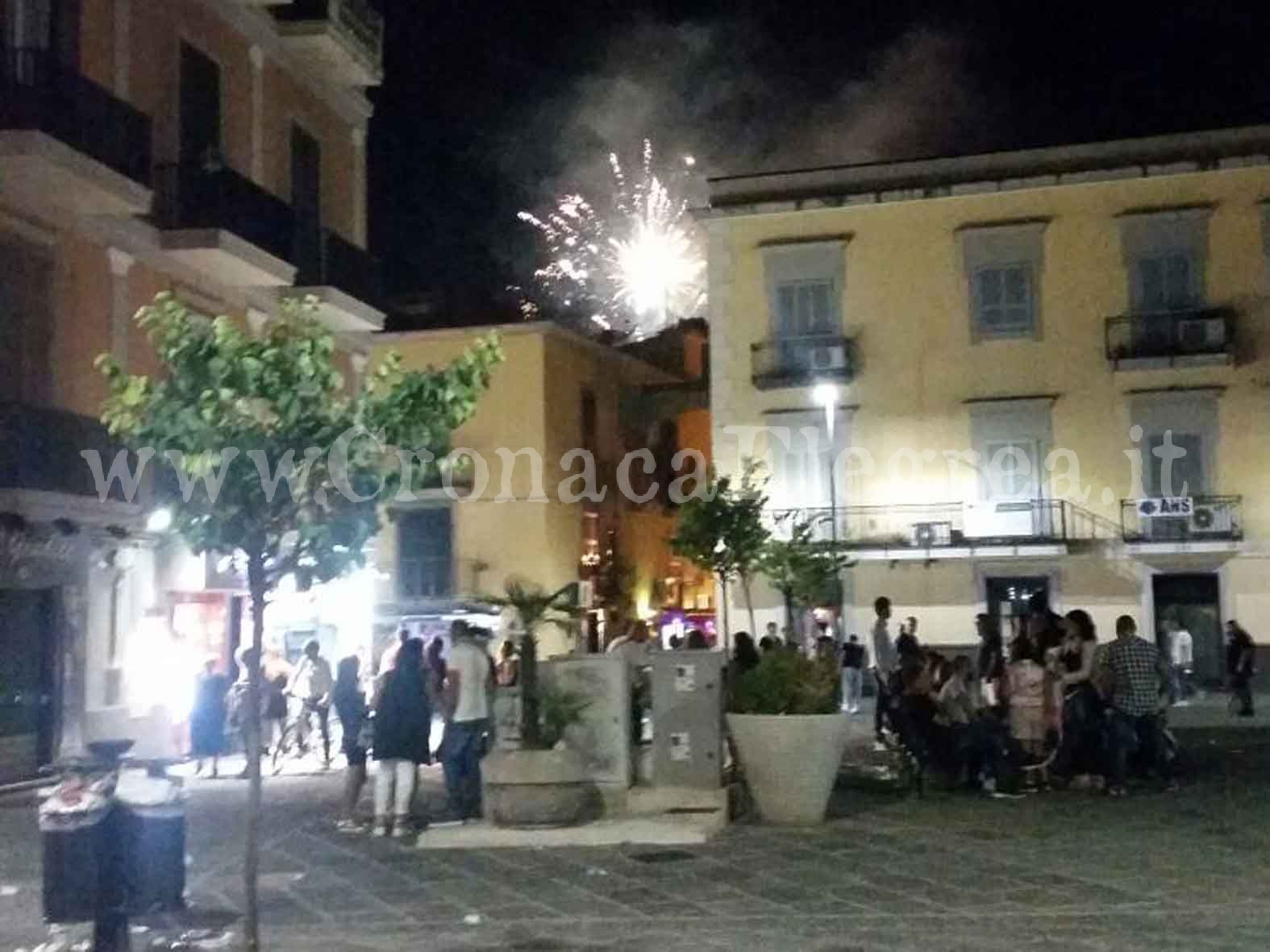 POZZUOLI/ “Verbale non ci fai paura”: ancora botti e fuochi nel centro storico