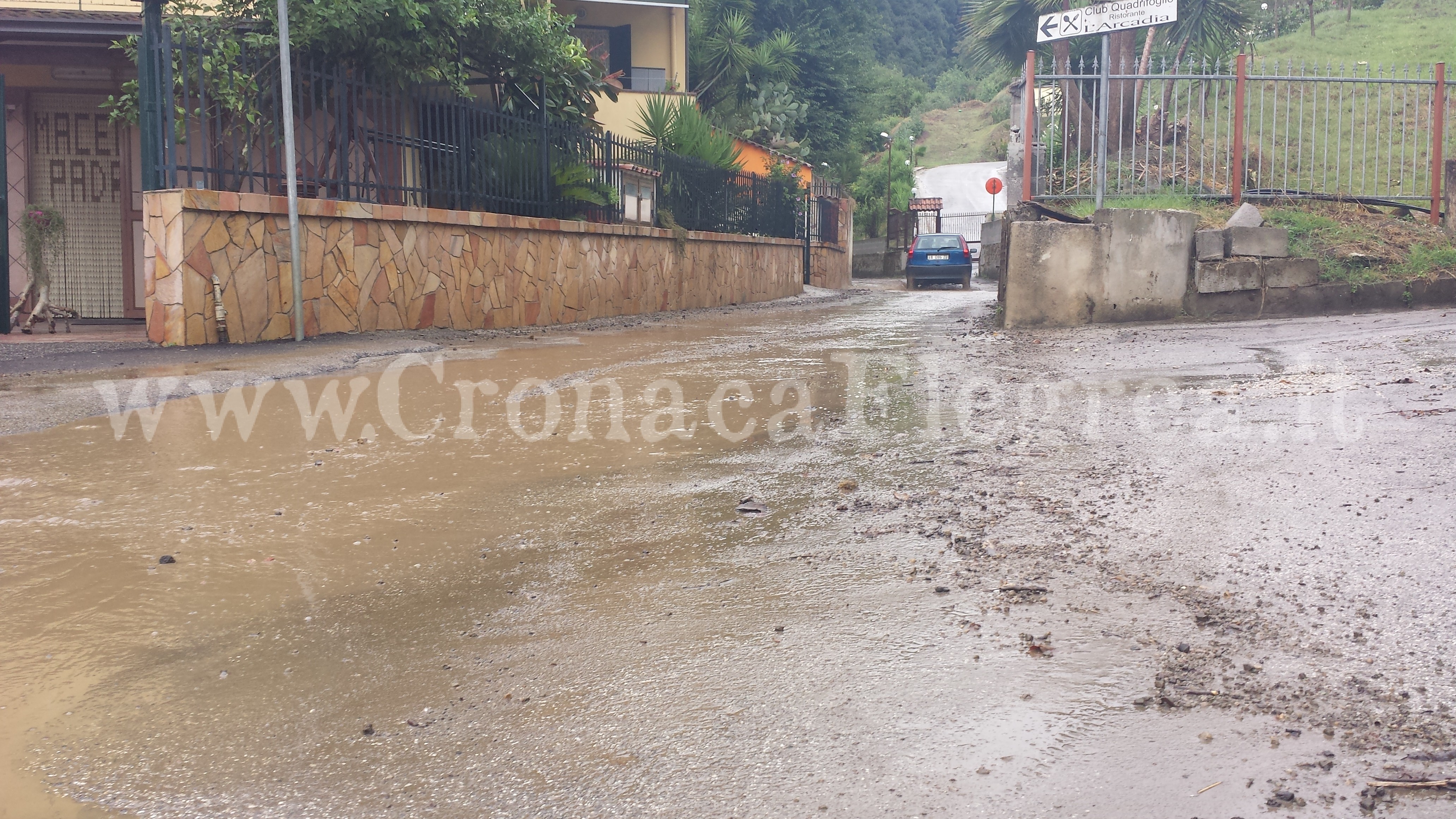 QUARTO/ Maltempo, ci risiamo: canali ostruiti e fango in strada – LE FOTO