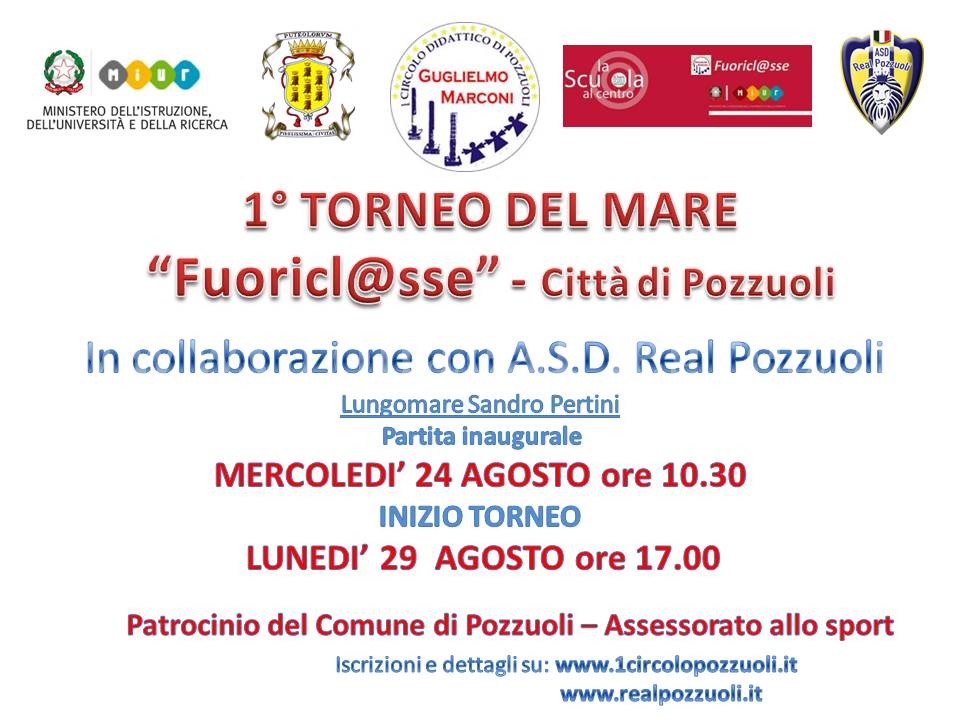 A Pozzuoli il primo Torneo del Mare “Fuoricl@sse”