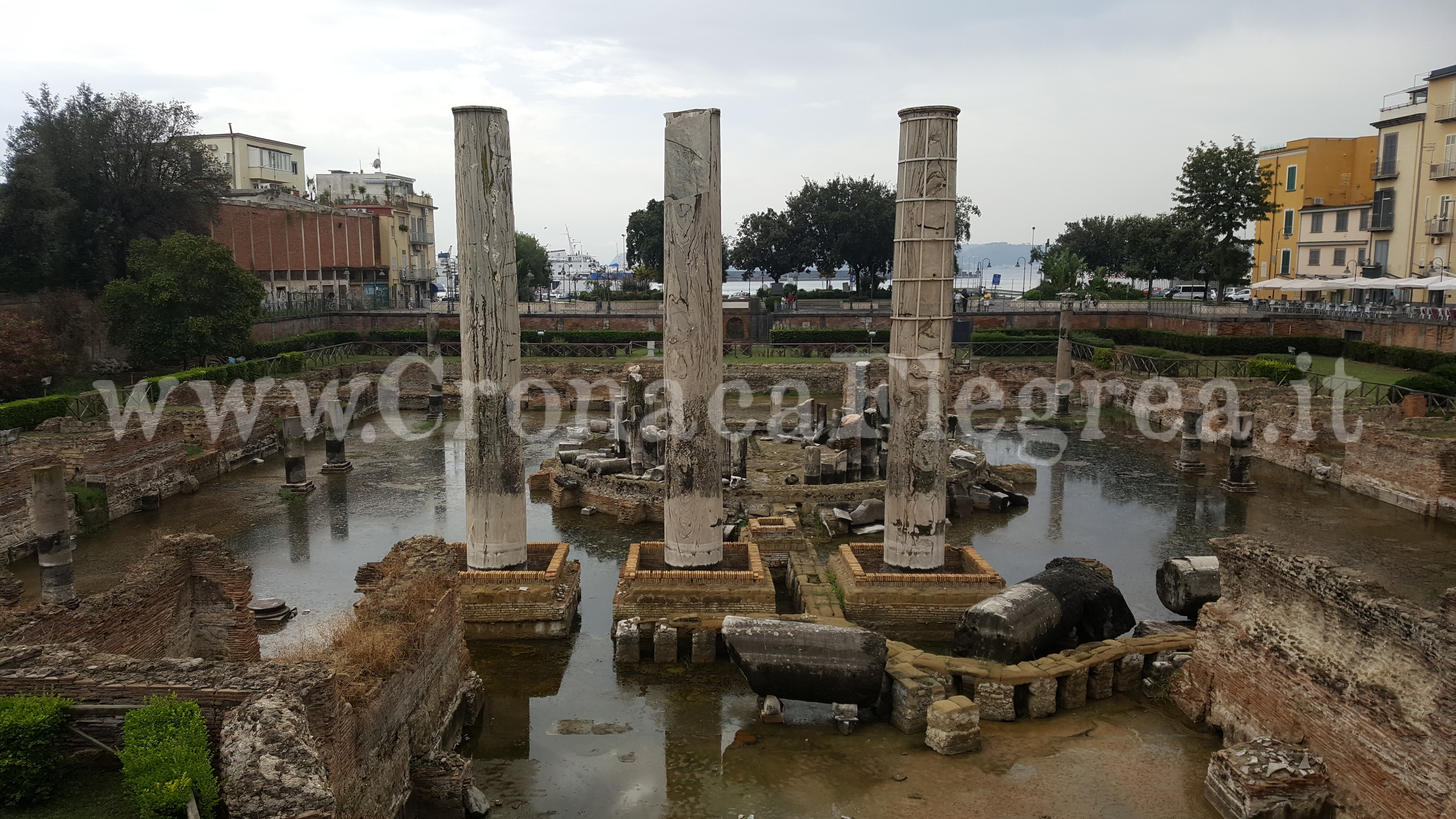 POZZUOLI/ Si è allagato il Tempio di Serapide – LE FOTO