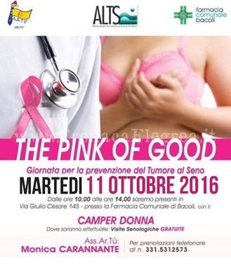 BACOLI/ Visite gratis contro il tumore al seno, riparte la campagna “The Pink of Good”