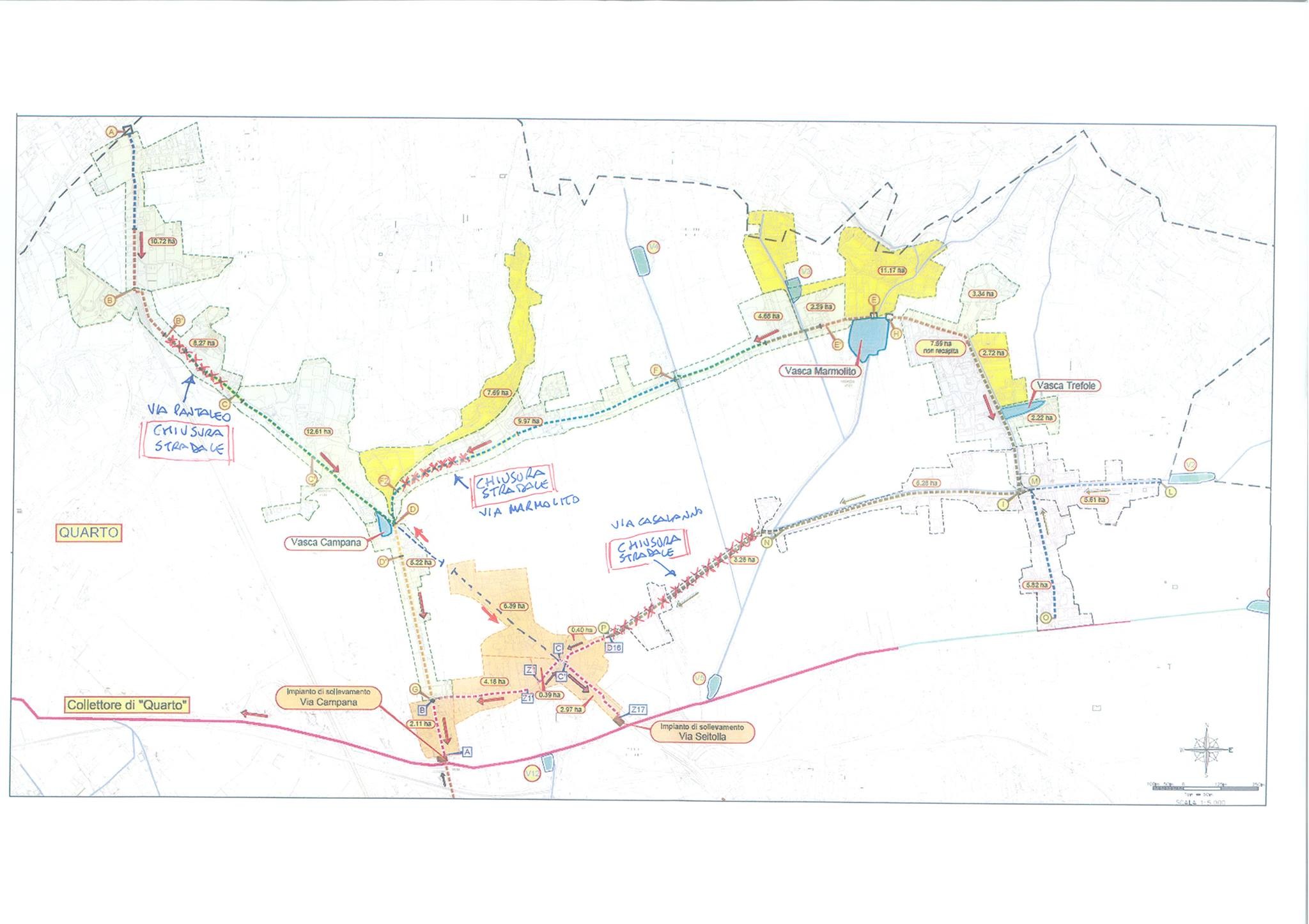 QUARTO/ Cantieri e strade chiuse, due mesi di calvario per gli automobilisti