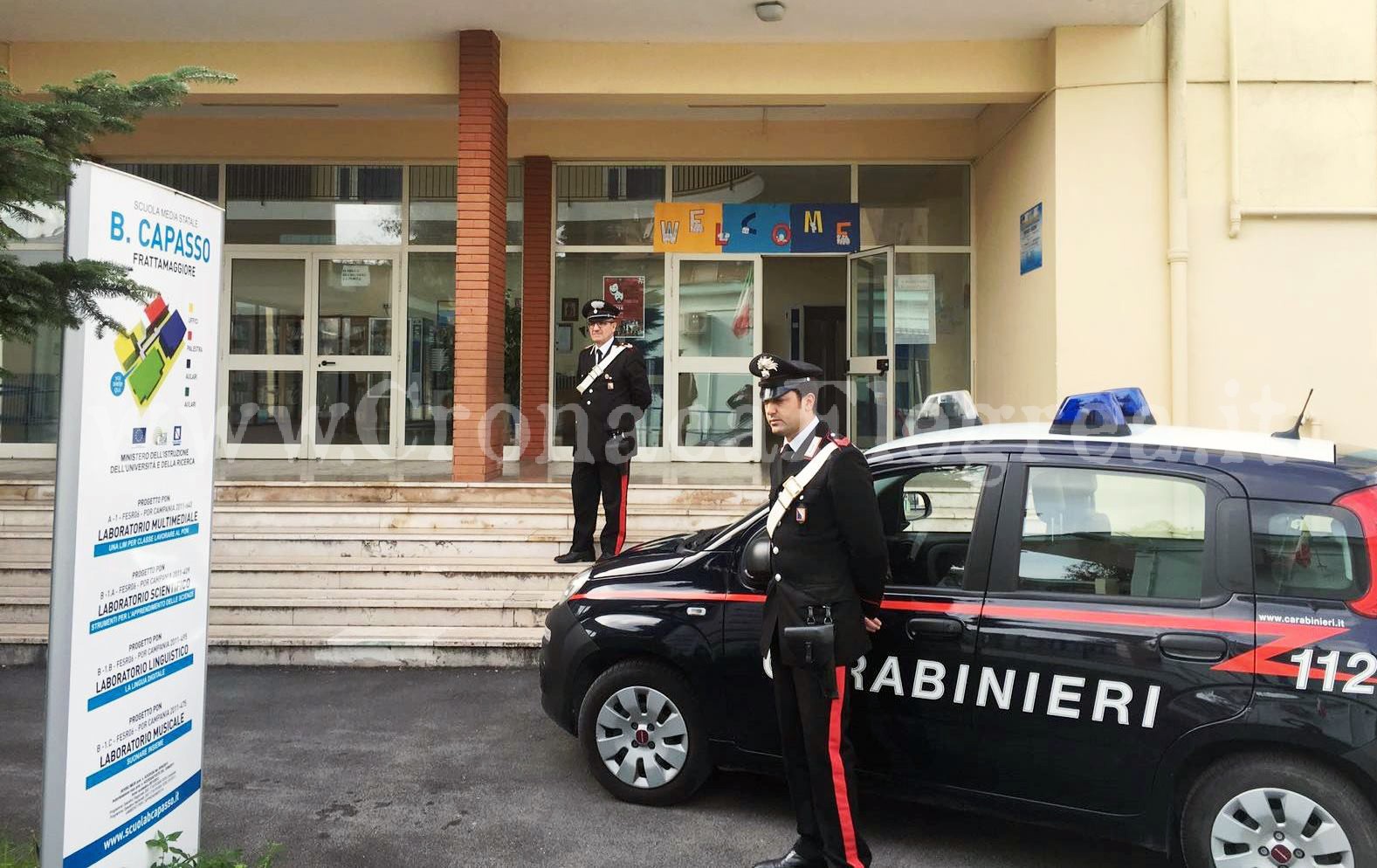 Rubano a scuola: scoperti e arrestati dai carabinieri