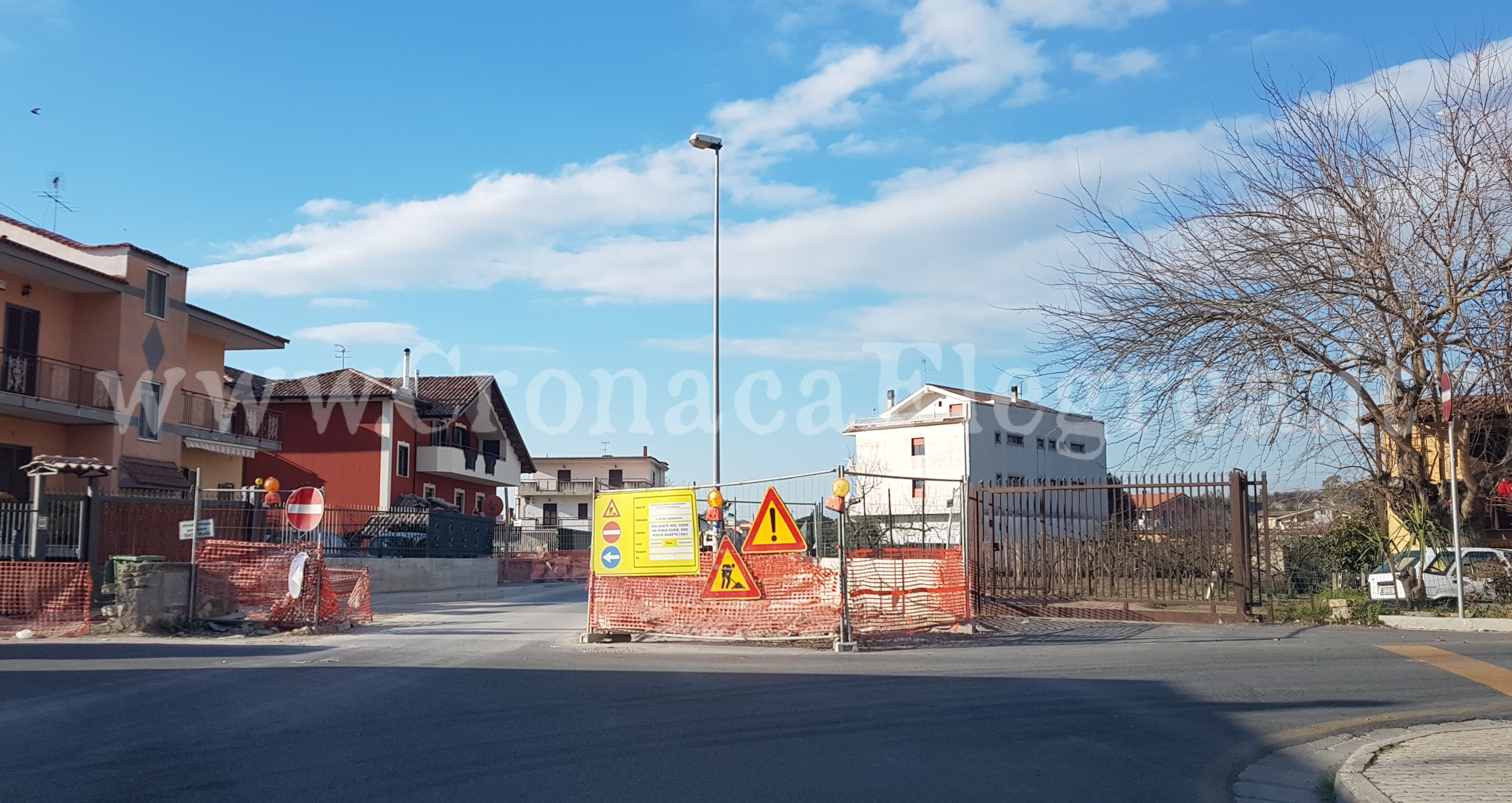 QUARTO/ Via Seitolla, la strada senza pace: chiude totalmente al traffico