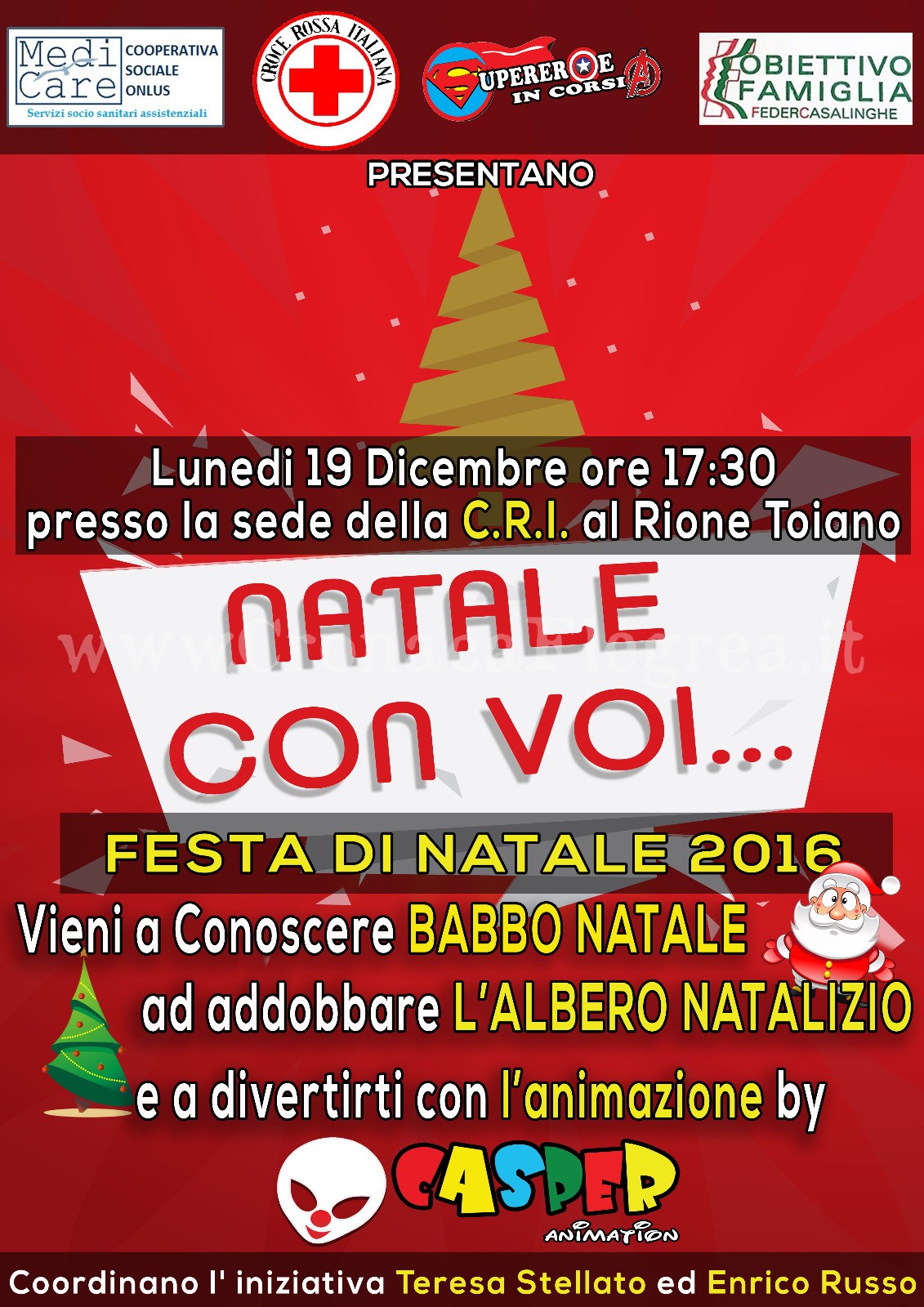 POZZUOLI/ “Natale con voi….” al Rione Toiano