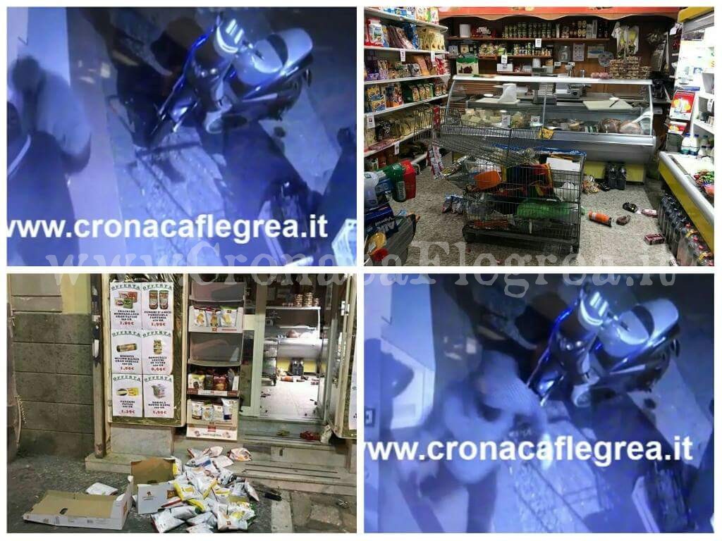 POZZUOLI/ Assaltati altri due minimarket – IN ESCLUSIVA FOTO E VIDEO
