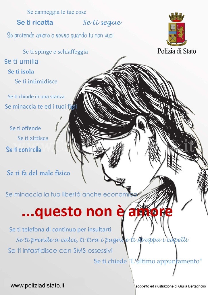 L’INIZIATIVA/ “Questo non è amore”: campagna di sensibilizzazione contro la violenza sulle donne