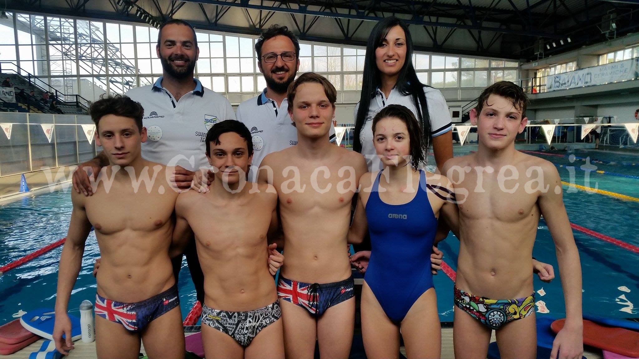 Cinque giovani di Pozzuoli ai campionati nazionali di nuoto – FOTO E INTERVISTE