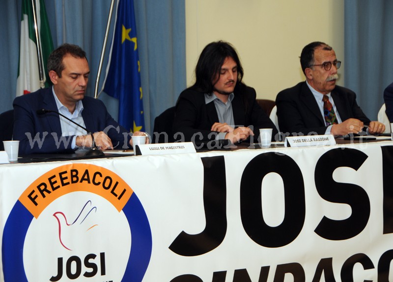 BACOLI/ De Magistris apre la campagna elettorale di Josi Della Ragione