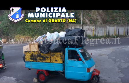 Il VIDEO del trafficante di rifiuti fermato a Quarto