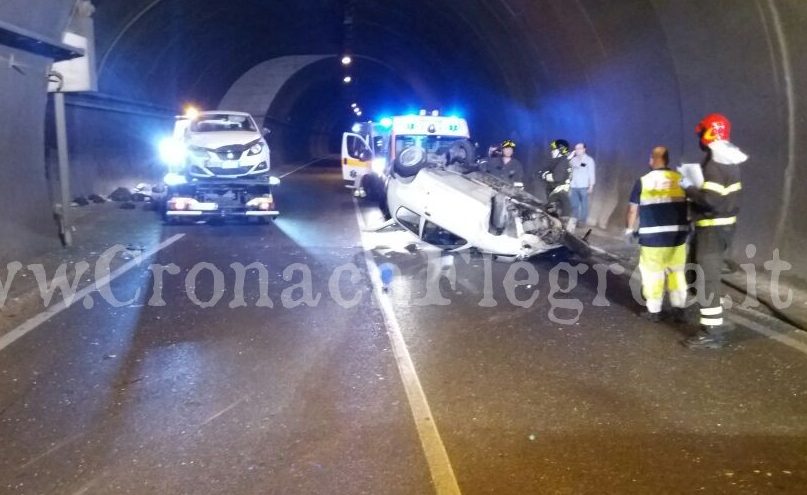 Spaventoso incidente nel tunnel tra Pozzuoli e Quarto – LE FOTO