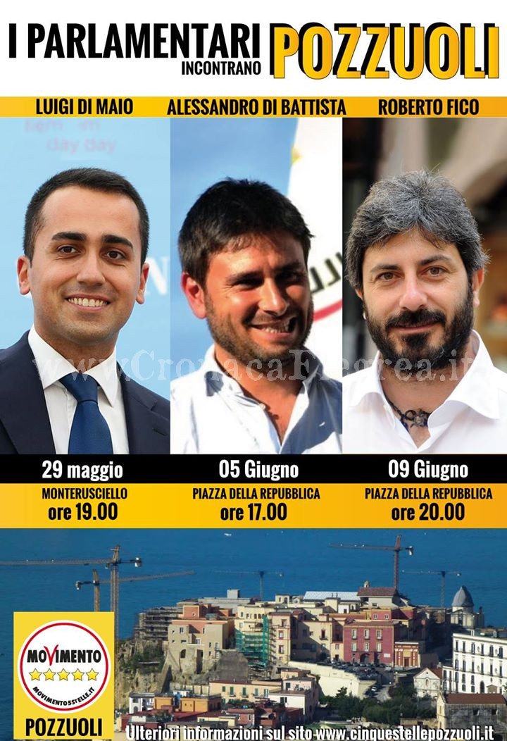 M5S: a Pozzuoli arrivano i “big”