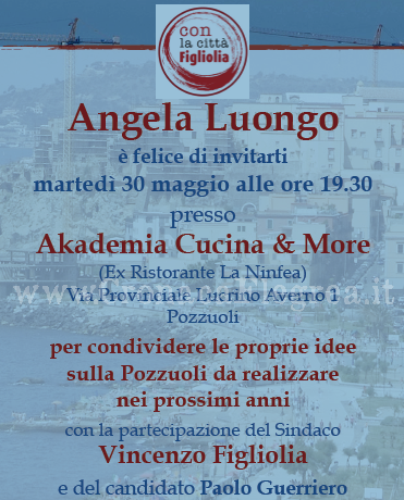 POZZUOLI/ Elezioni: “Suoniamogliele insieme”, Angela Luongo si presenta alla città