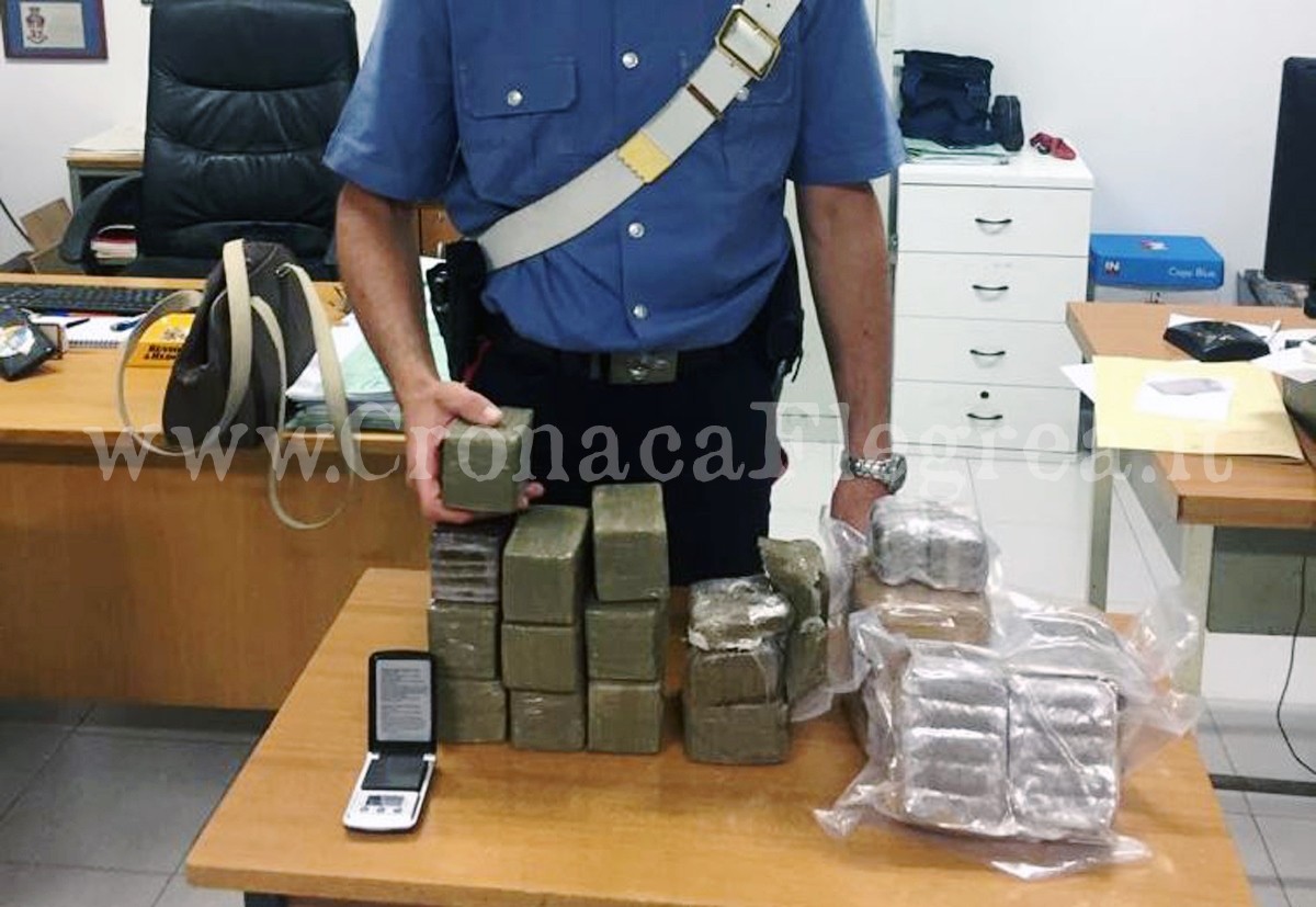 QUARTO/ Nasconde 10 kg di hashish nella cameretta del figlio: arrestata mamma pusher