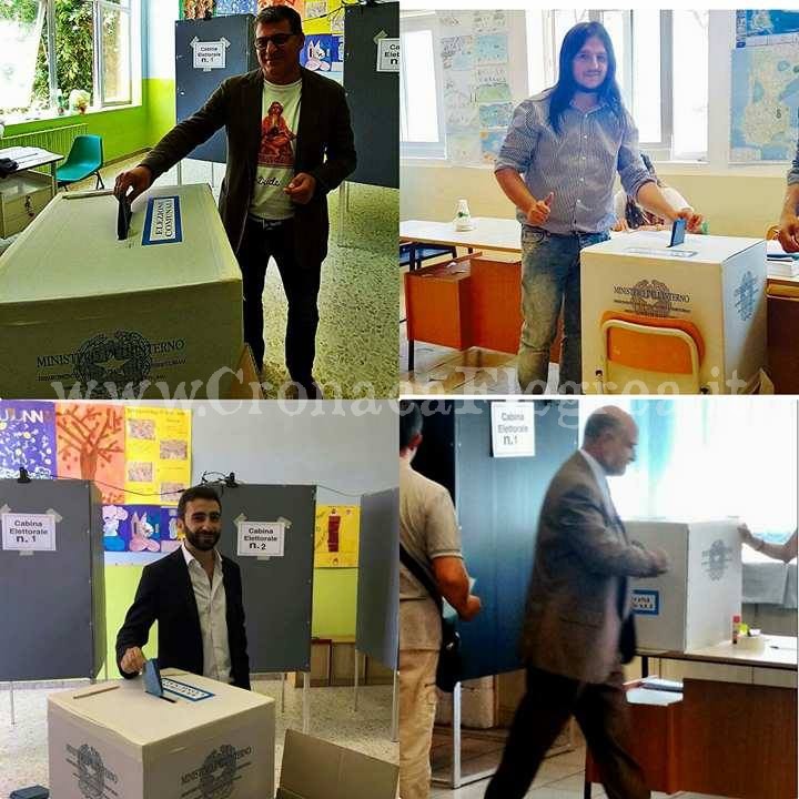 BACOLI/ Elezioni: i candidati a sindaco alle urne – LE FOTO