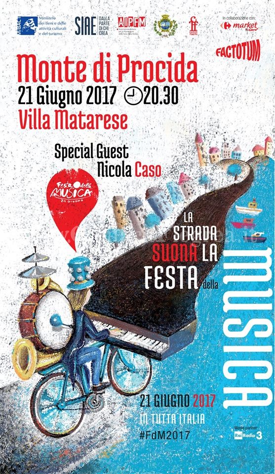 MONTE DI PROCIDA/ Torna la “Festa della Musica” a Villa Matarese