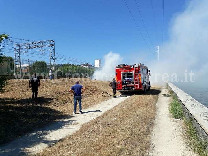 BACOLI/ Emergenza incendi, riprendono le fiamme al Fusaro