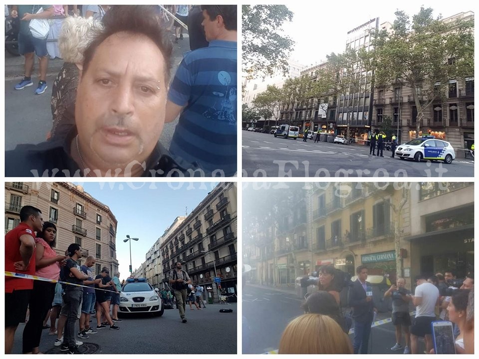 Strage a Barcellona, il racconto shock di un puteolano: «Ho sentito sparare e visto morti e feriti»