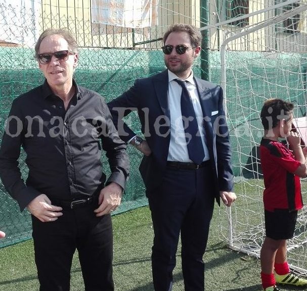 Franco Baresi, la leggenda del calcio a Pozzuoli da ambasciatore del Milan – LE FOTO