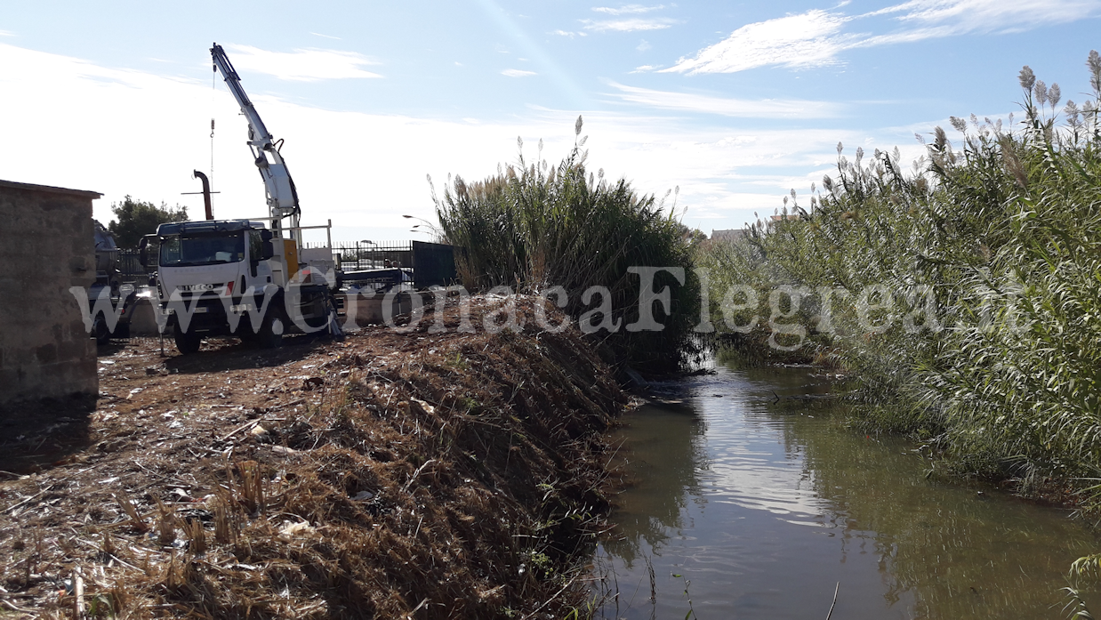 POZZUOLI/ Lavori di manutenzione al canale Abruzzese, via Ariete chiude per due giorni