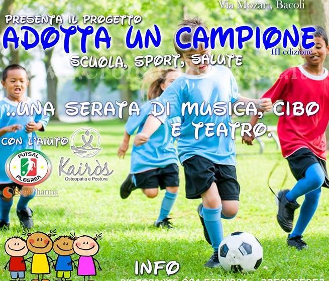 BACOLI/ “Adotta un Campione”, sport gratis per le fasce deboli