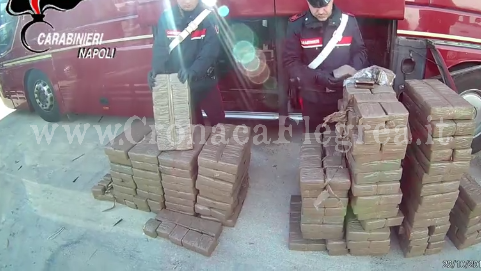 Blitz antidroga: sequestrato carico da 800 kg di hashish diretto alle piazze di spaccio