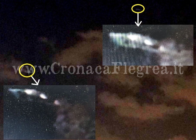 «Avvistati Ufo a Pozzuoli» Tre giovani li fotografano, gli esperti confermano – LE FOTO