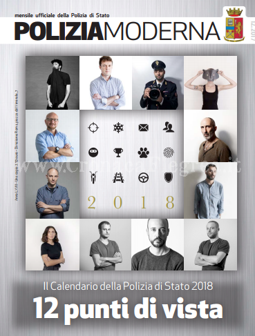 Presentato il calendario 2018 della Polizia di Stato