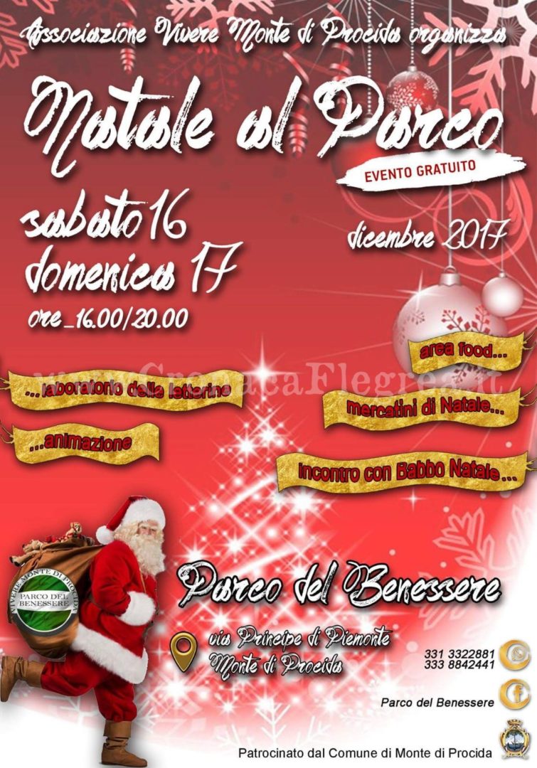 MONTE DI PROCIDA/ Al via la seconda edizione del “Natale al Parco”