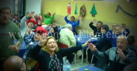 POZZUOLI/ Gli auguri di buon anno dai pazienti del centro “Dedalo” – IL VIDEO