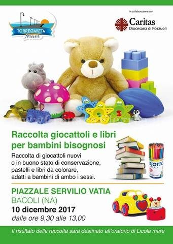 BACOLI/ Natale e solidarietà: al via la raccolta giocattoli per bambini bisognosi