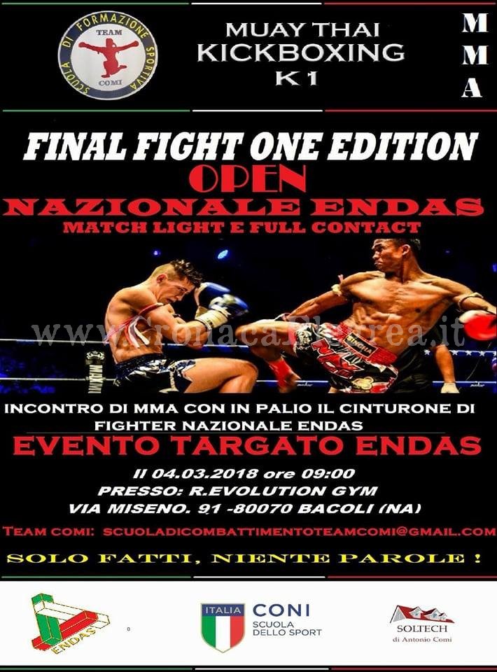 La Final Fight One Editon a Bacoli: aperte le iscrizioni