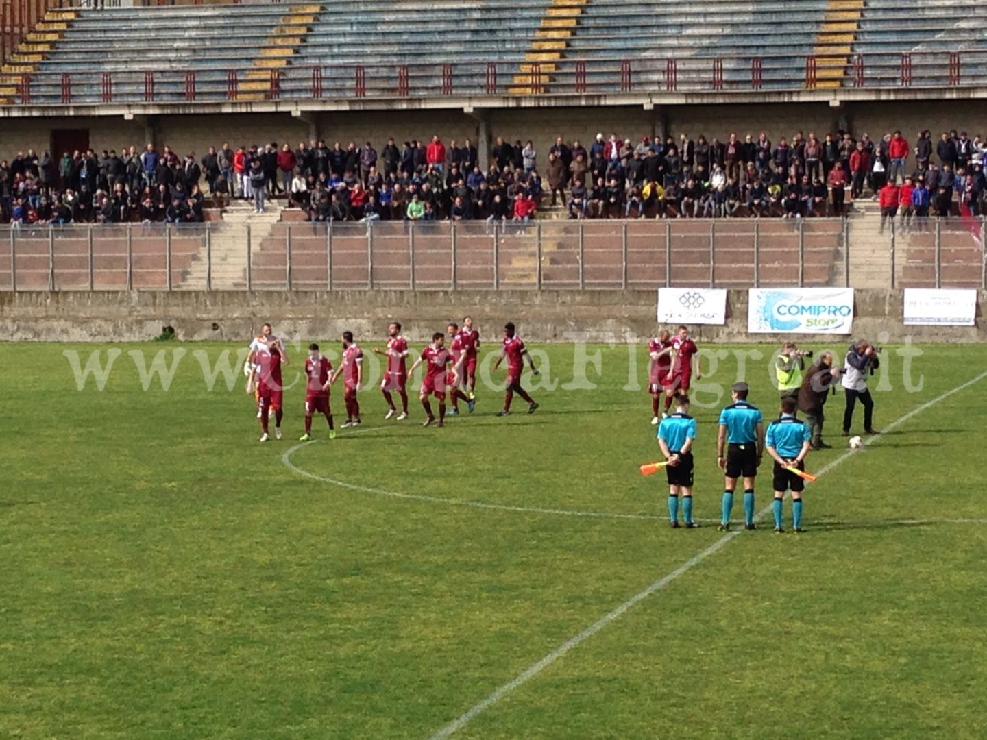 CALCIO/ La Puteolana 1902 battuta a sorpresa dal Giugliano: Bacio Terracino e Grezio condannano i granata