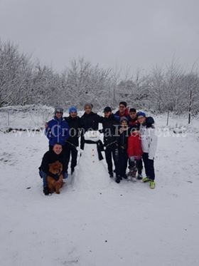 Mattinata sotto la neve nei Campi Flegrei – LE FOTO DEI LETTORI