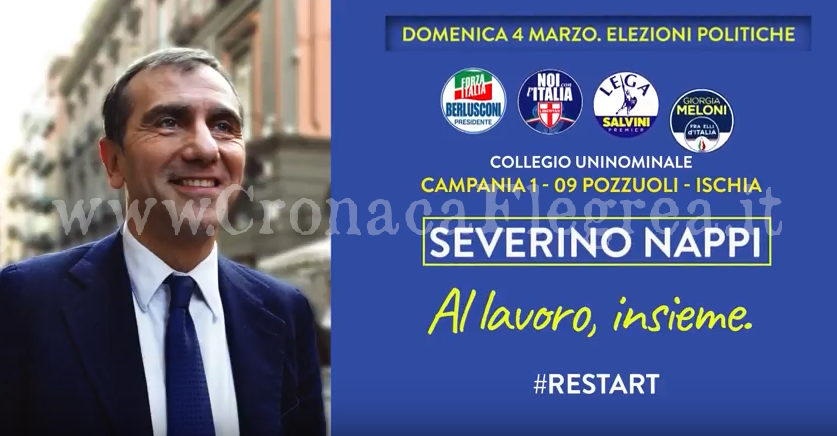 Elezioni Politiche 2018: l’impegno di Severino Nappi per i Campi Flegrei – IL VIDEO