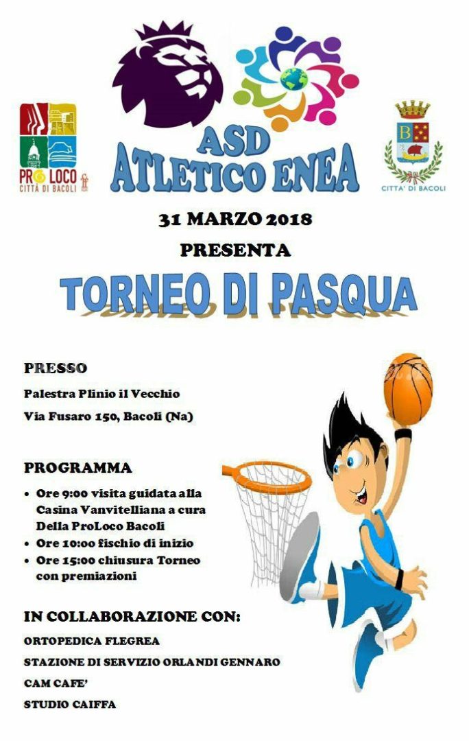 BACOLI/ Al via la prima edizione del torneo pasquale di Basket