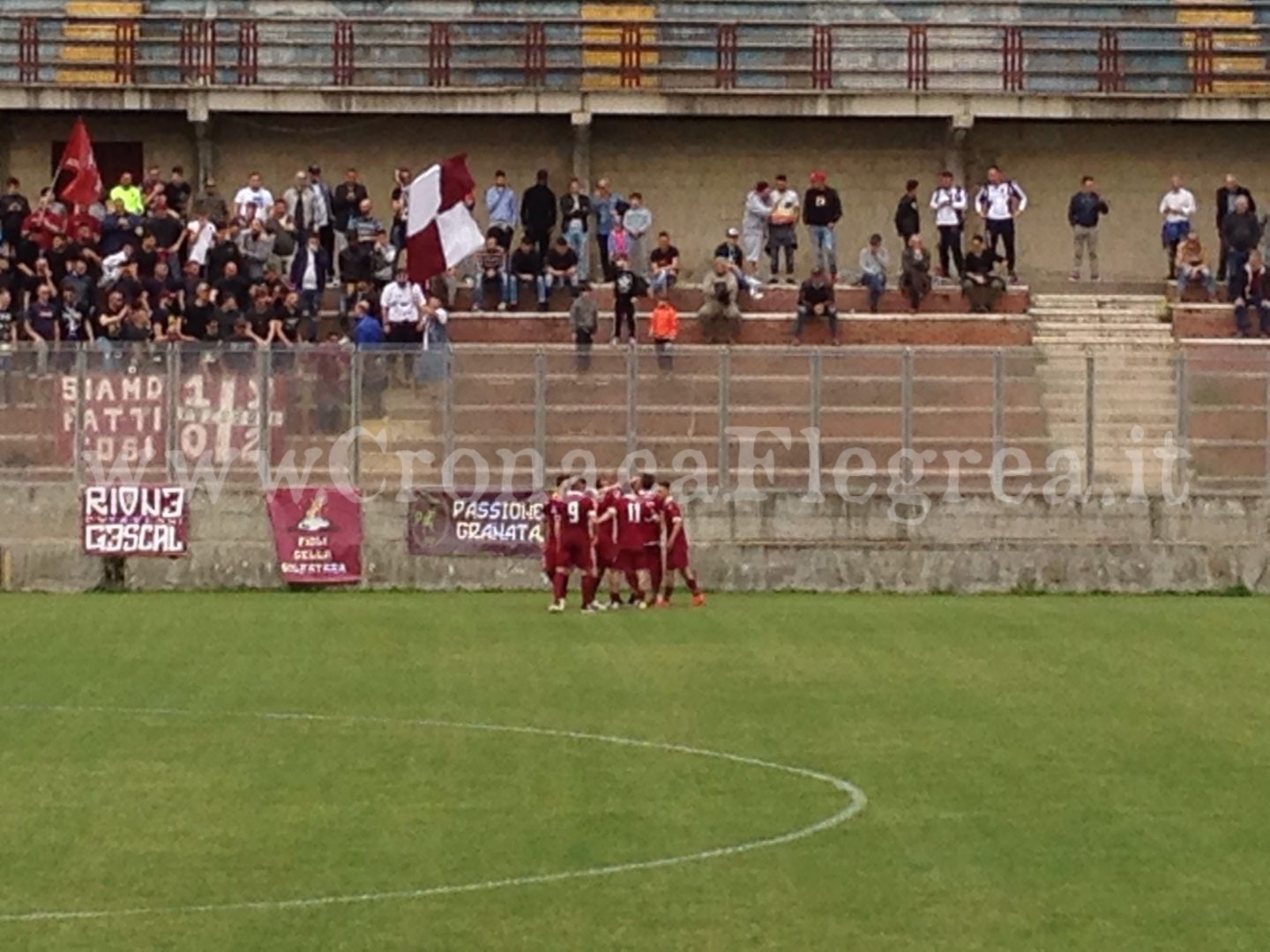 CALCIO/ Puteolana 1902: un rigore di Carotenuto regala la vittoria ai diavoli rossi