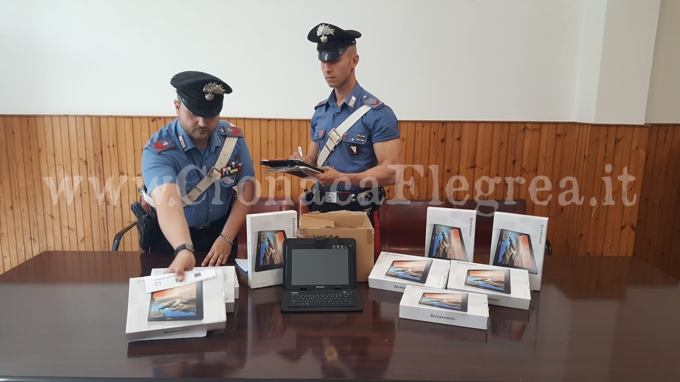 POZZUOLI/ Furto di tablet al “Petronio” di Monterusciello: fermata coppia di ladri