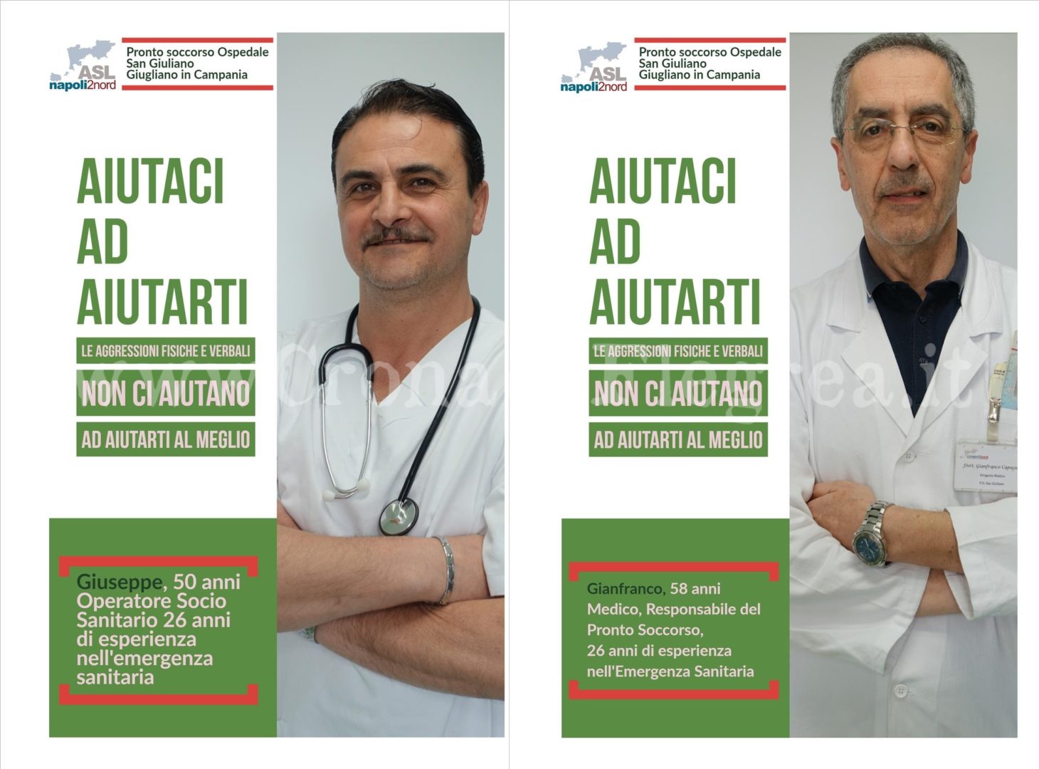 POZZUOLI/ Aggressioni nei pronto soccorso, l’Asl lancia la campagna “Aiutaci ad aiutarti” – LE FOTO