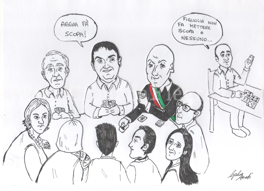 LA VIGNETTA/ Figliolia, gli otto dissidenti, il dimissionario e le “scope”