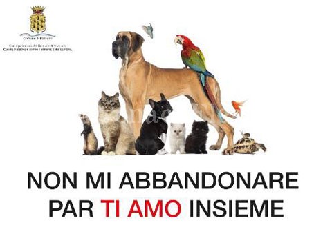 POZZUOLI/ Parte la campagna di sensibilizzazione contro l’abbandono degli animali domestici