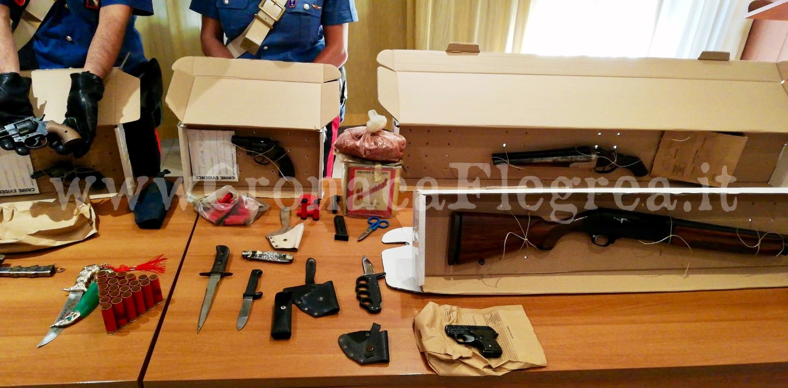 Carabinieri disarmano criminalità locale: sequestrato un arsenale