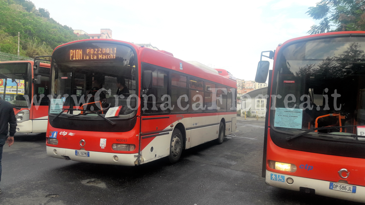 POZZUOLI/ CTP, bus continuano a circolare a “scarto ridotto”