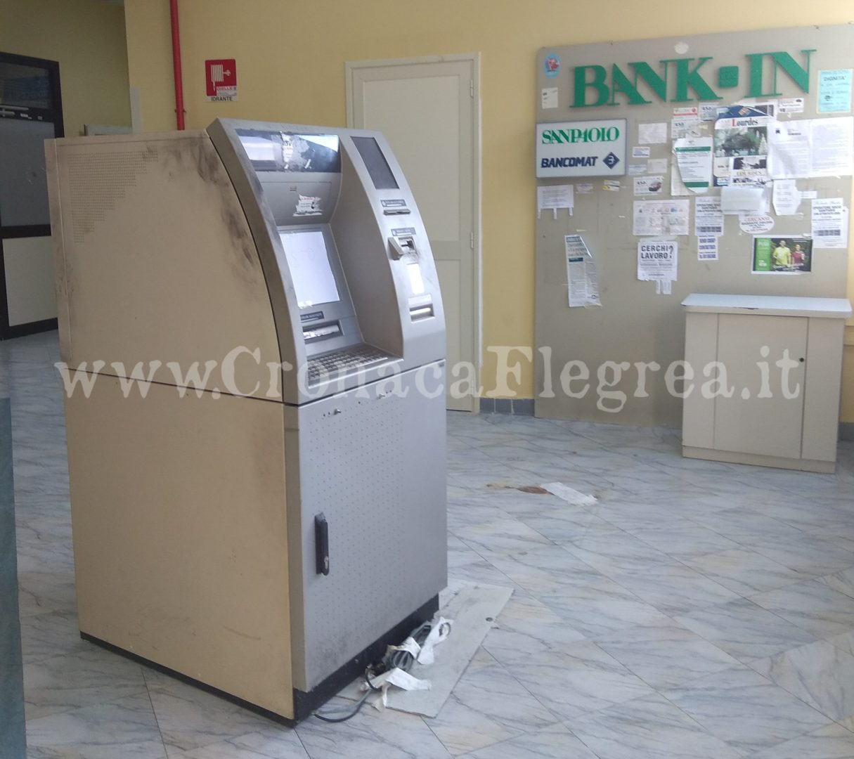 POZZUOLI/ Ladri nell’ospedale tentano di rubare il bancomat: messi in fuga dall’antifurto