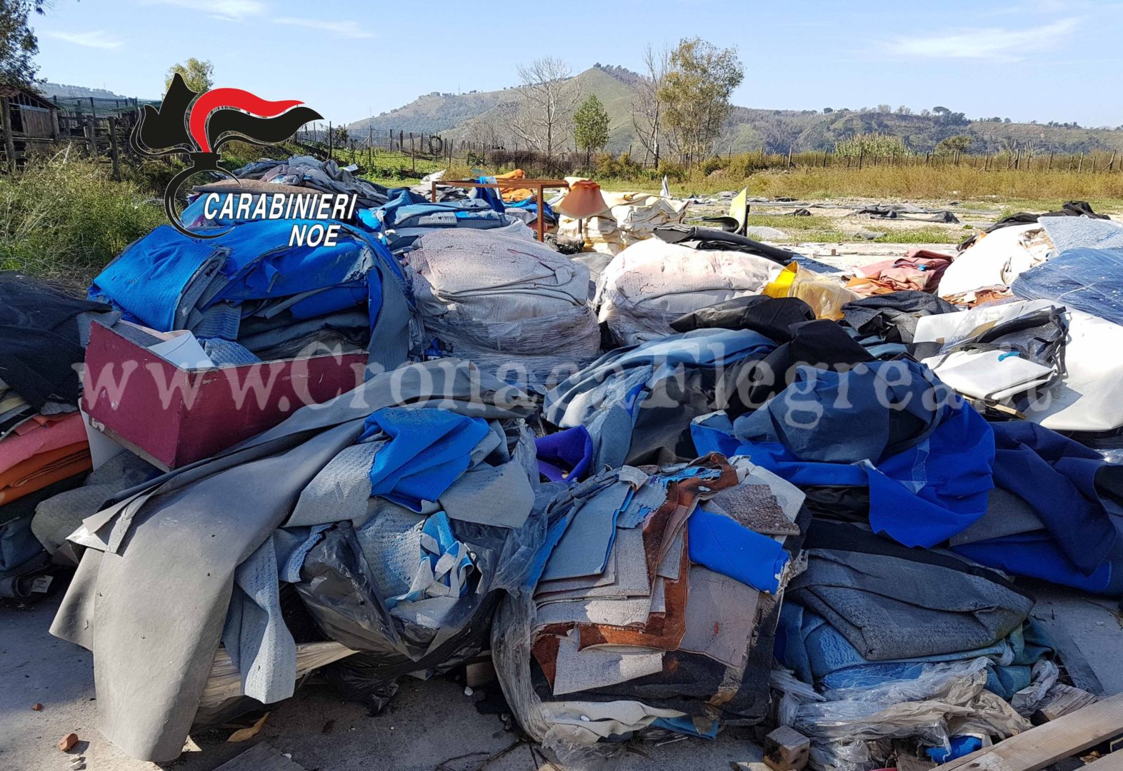 POZZUOLI/ Scoperta e sequestrata un’area adibita a discarica di rifiuti pericolosi